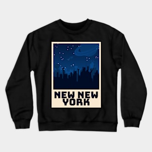 New New York Print Doctor Who Crewneck Sweatshirt